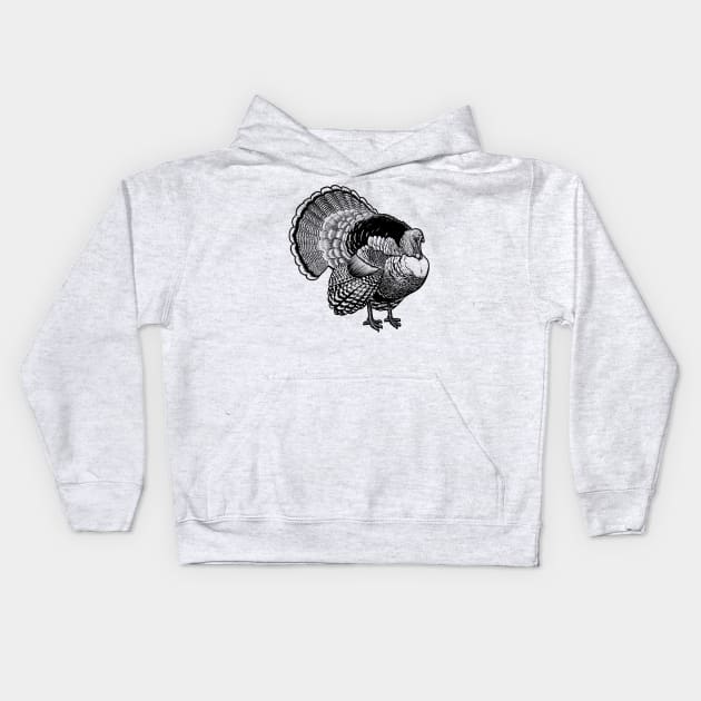 Turkey Kids Hoodie by mattleckie